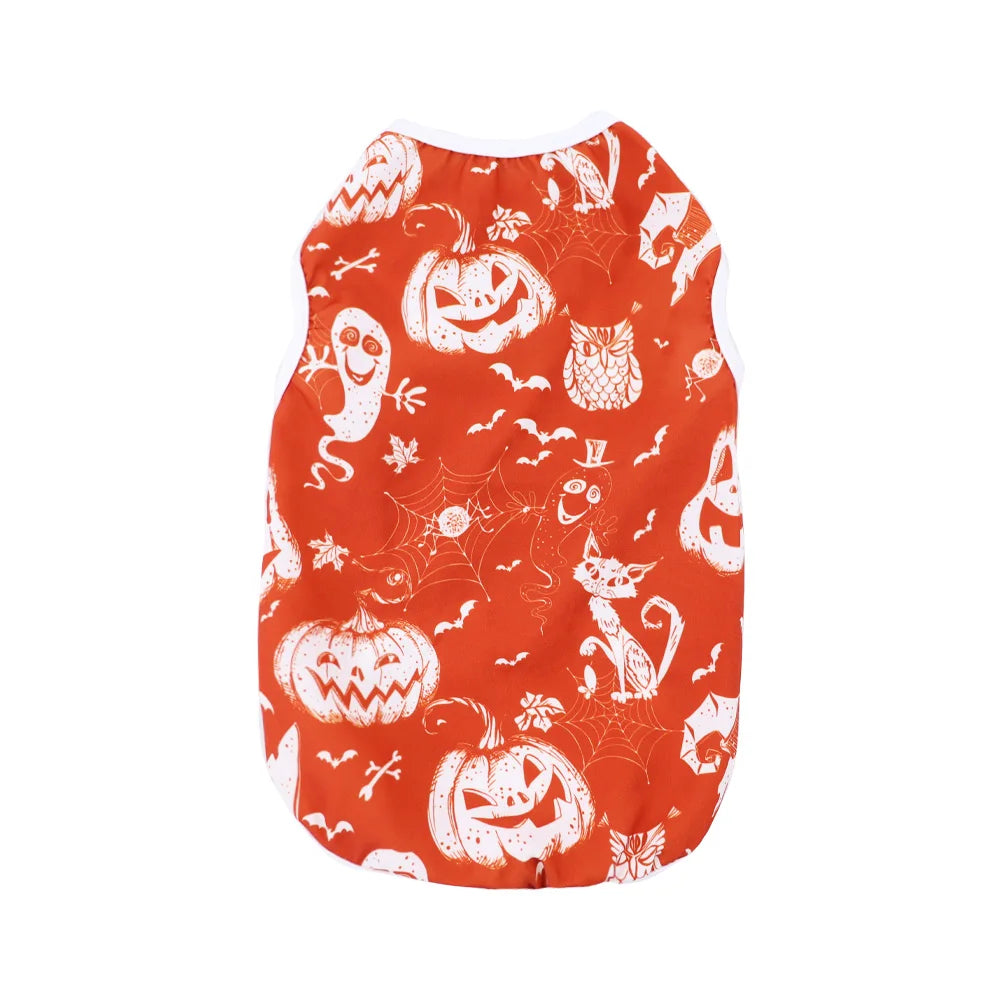 Halloween Pet vest. Dog or Cat Halloween sleeveless vest