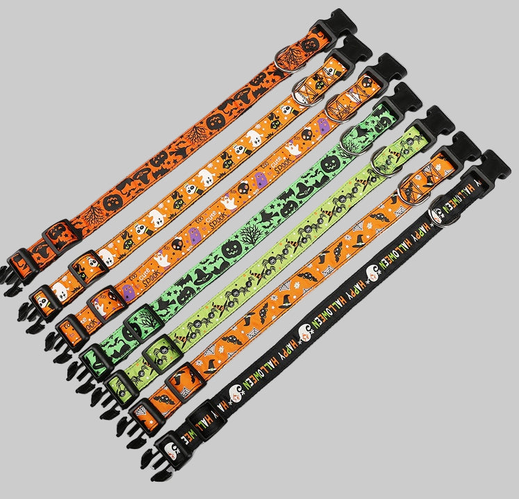 Halloween pet collar