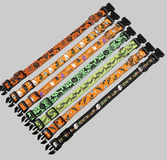 Halloween pet collar