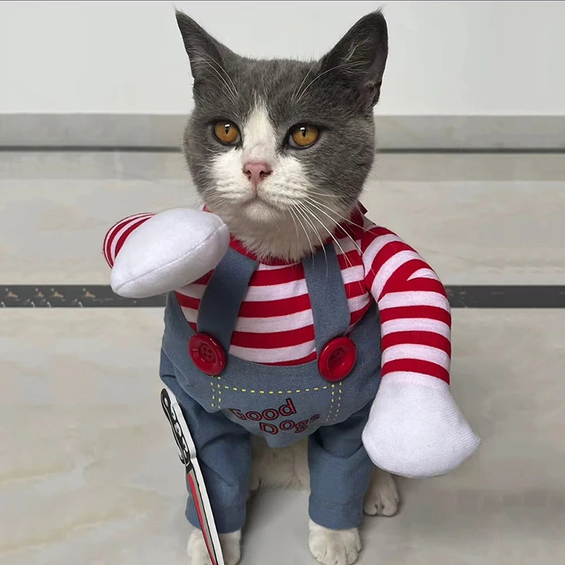 Hilarious Horror Cat and Dog Halloween Costume