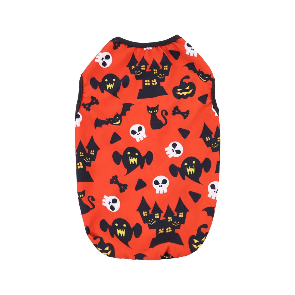 Halloween Pet vest. Dog or Cat Halloween sleeveless vest