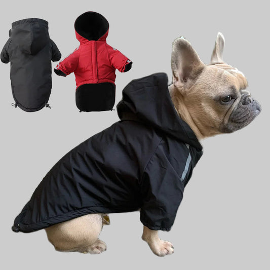 Heavy Duty Winter Waterproof Hooded Jacket for small Dogs/Cats