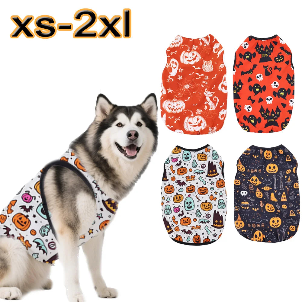 Halloween Pet vest. Dog or Cat Halloween sleeveless vest