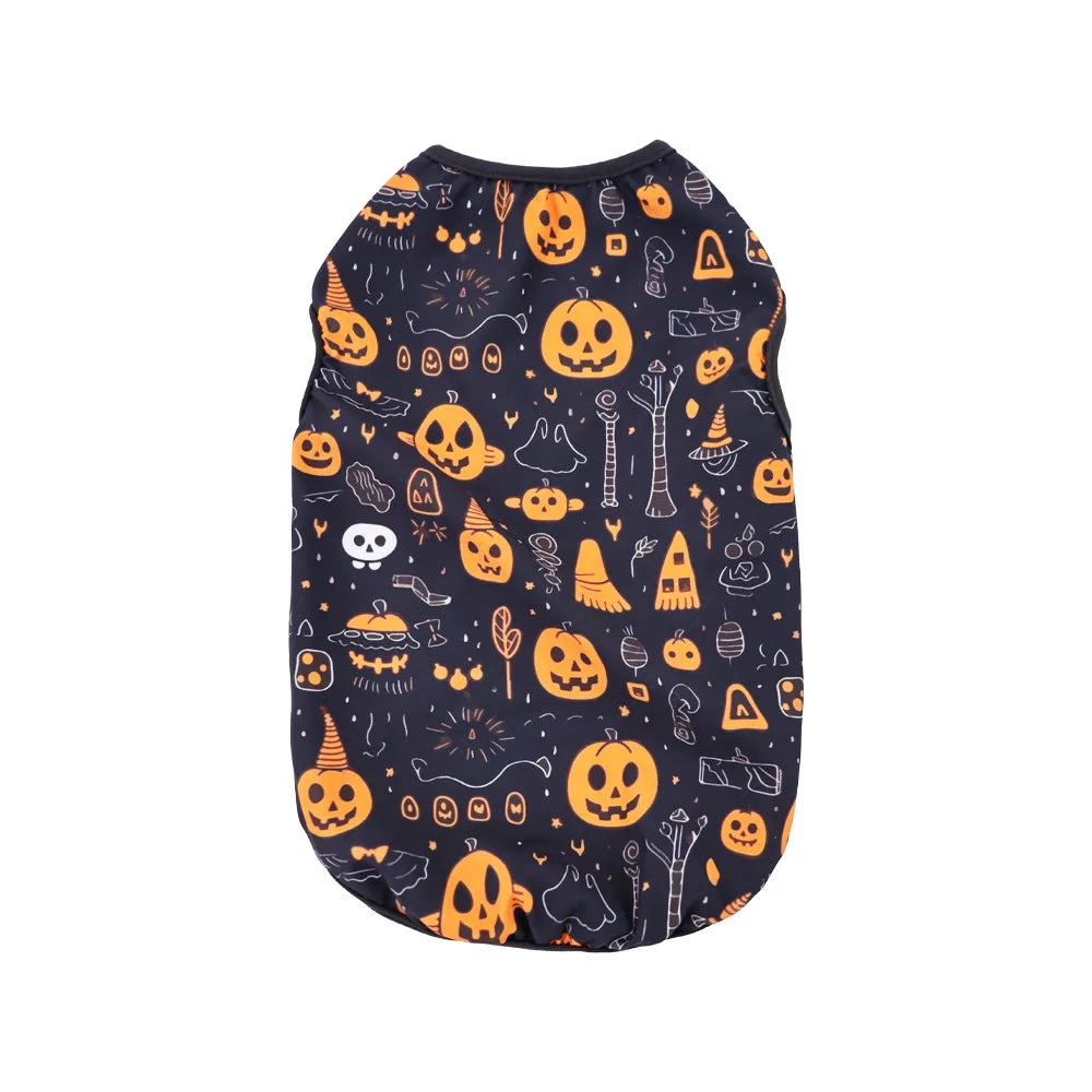 Halloween Pet vest. Dog or Cat Halloween sleeveless vest
