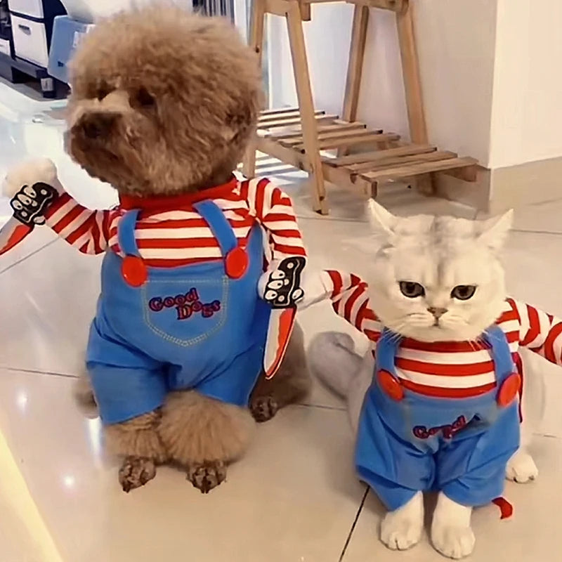 Hilarious Horror Cat and Dog Halloween Costume