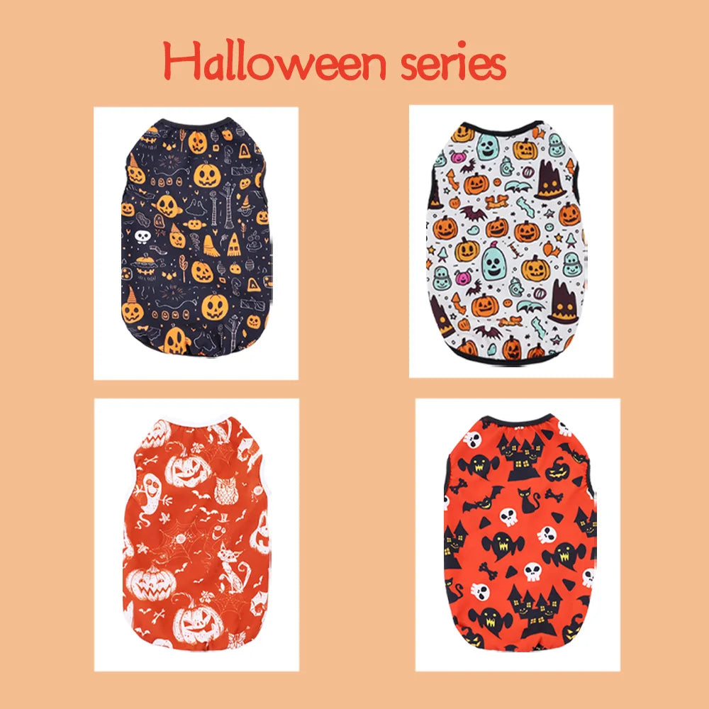Halloween Pet vest. Dog or Cat Halloween sleeveless vest