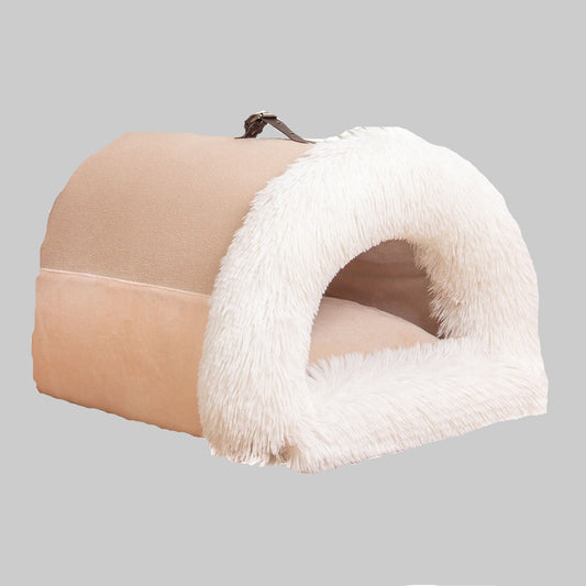 Luxury Winter Fur Pet Carrier