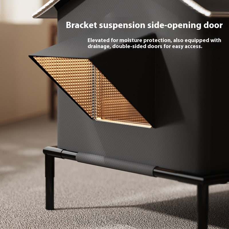 Self Heating Outdoor Luxury Dog and Cat Cabin